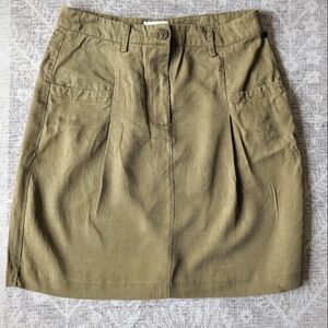 Chic Olive / Army Green Women's Mini Skirt By Numph